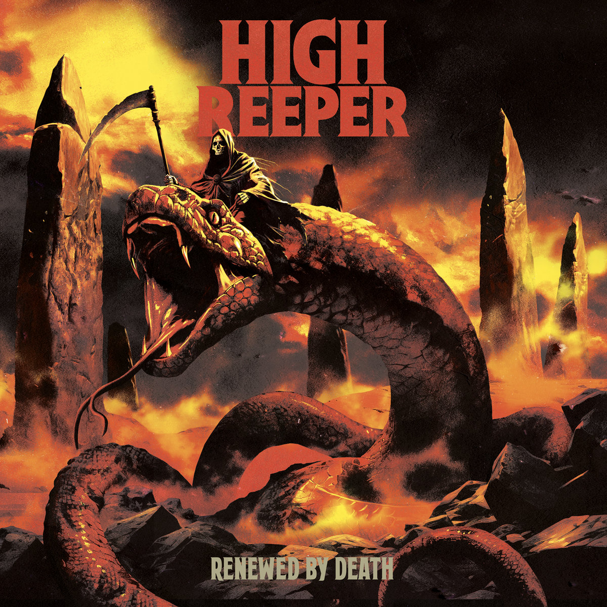 BeardedGMusic's tweet photo. REVIEW: With their 3rd record RENEWED BY DEATH (on HEAVY PSYCH SOUNDS) easy coast metal act HIGH REEPER explore the underbelly of classic metal with a new sense of aggression. 
https://t.co/gZW6LSfFib
#HighReeper #metal #heavymetal #newmusic https://t.co/gQNhAyDb81