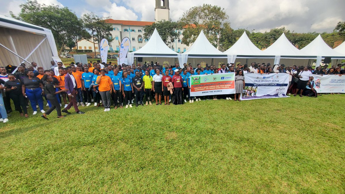 Joelwiigo's tweet image. Today, I witnessed the grand launch of the #SaferCampusesCampaign @Makerere freedom Square fighting GBV in Campuses
#BreakingtheSilence #UNESCOROSA #yptcampaign #safercampusescampaign @yptcampaign 
@safercampusesug 
@yptcampaign 
@makererere GMD
@unescoug @IamApass