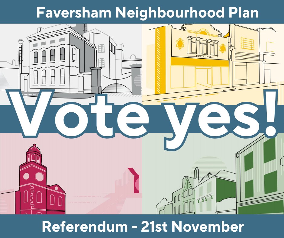 Our Neighbourhood plan is at referendum stage 🎉 
On the 21st of November you will be able to vote on whether it passes or not ! It is the culmination of 5 years work and we are really proud of it. 

Vote yes!