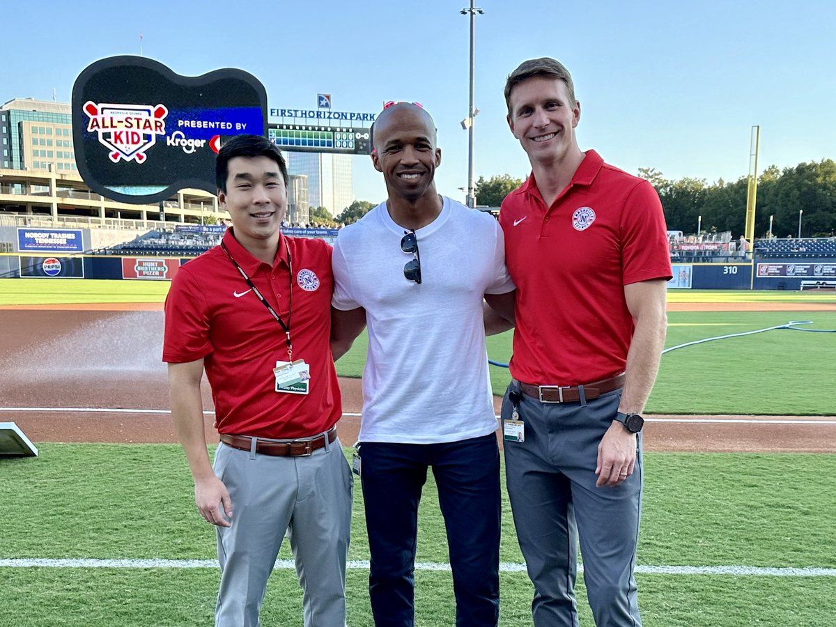 Eric Bowman, MD, MPH (@ericbowmanmd) on Twitter photo Congratulations to the <a href="/nashvillesounds/">Nashville Sounds</a> for a great season! We enjoyed working with you and already look forward to next year. Also, congratulations to Jeffrey Paxson, ATC for league Trainer of the Year once again!
<a href="/VUMCOrtho/">Vanderbilt Orthopaedics</a> <a href="/VUMChealth/">Vanderbilt Health</a> <a href="/Brewers/">Milwaukee Brewers</a> <a href="/leonscottmd/">Leon Scott</a> Congratulations to the <a href="/nashvillesounds/">Nashville Sounds</a> for a great season! We enjoyed working with you and already look forward to next year. Also, congratulations to Jeffrey Paxson, ATC for league Trainer of the Year once again!
<a href="/VUMCOrtho/">Vanderbilt Orthopaedics</a> <a href="/VUMChealth/">Vanderbilt Health</a> <a href="/Brewers/">Milwaukee Brewers</a> <a href="/leonscottmd/">Leon Scott</a>