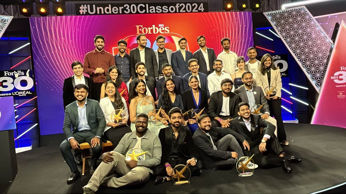 Thank you for joining us as we honoured the outstanding #ForbesIndiaUnder30 Class of 2024, individuals who are shaping the future and making a significant impact.