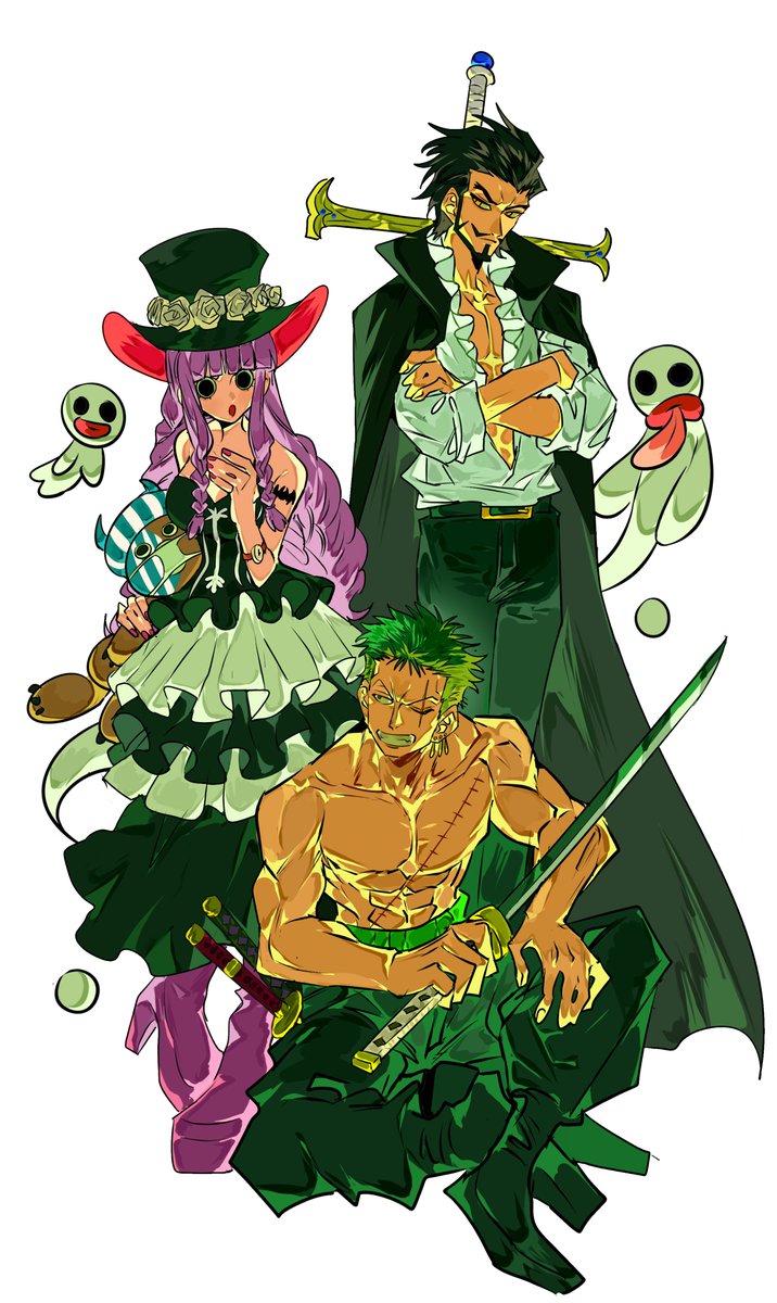 #ONEPIECE  #Zoro #Perona #Mihawk