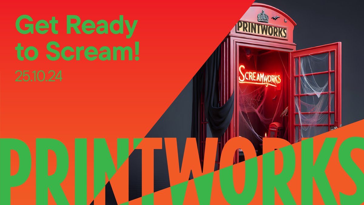 Mark your calendars for Friday 25th October, when the creepiest characters take over Printworks with one goal... to make you SCREAM! 😈

PLUS - we're giving away 50 gift vouchers worth £50 each to the loudest screamers! 👻

📍 Printworks
📅 25/10
⏰ 12–5pm
bit.ly/3Y7j5og