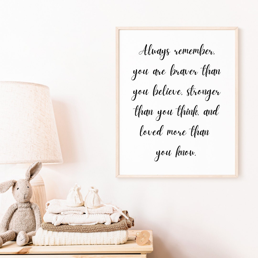 LahaskaPrints's tweet photo. Nursery Quote Print, Nursery Printable Quote, Always Remember You are Braver, Baby Room Decor, Nursery Wall Art Printable, Baby Boy Nursery by LahaskaPrints: 6.00 USD

Enjoy the convenience and flexibility of printing this nursery design right from the… https://t.co/sJ1HmdC7QE https://t.co/MfQM4b5qlk
