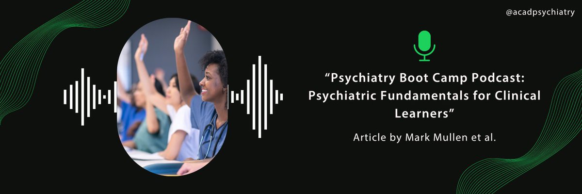 Academic Psychiatry (@acadpsychiatry) on Twitter photo Authors <a href="/Creighton/">Creighton University</a> and <a href="/DrexelUniv/">Drexel University</a> discuss creating the innovation, obtaining learner feedback, and lessons learned - full article doi 10.1007/s40596-024-01979-7 (rdcu.be/dVlsU) Authors <a href="/Creighton/">Creighton University</a> and <a href="/DrexelUniv/">Drexel University</a> discuss creating the innovation, obtaining learner feedback, and lessons learned - full article doi 10.1007/s40596-024-01979-7 (rdcu.be/dVlsU)