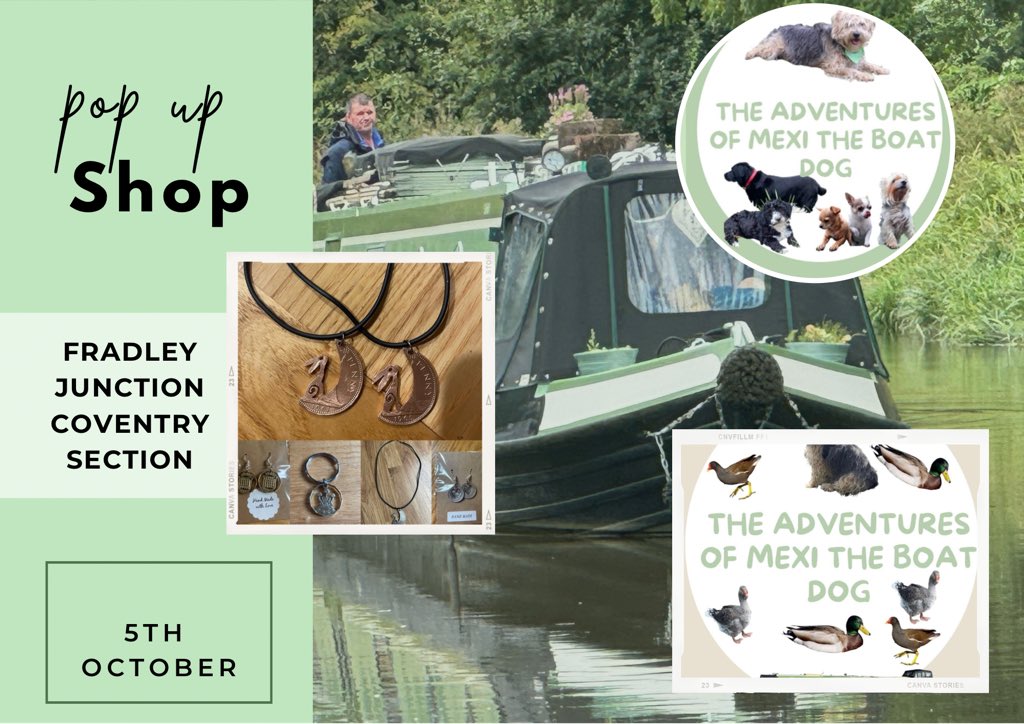 NeverTwoLate1's tweet photo. We are opening the pop up shop Saturday 5th October 11 - 4 pop along and see us at Fradley junction on the Coventry canal
#trader
#boating
#narrowboatlife
#narrowboatliving
#handmadegifts
#gifts
#handmadejewelry
#handmadejewellery
#childrensbooks
#recipebooks https://t.co/uyz1n3gkJI