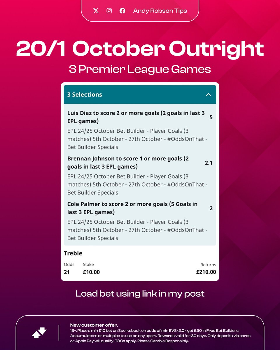 🎩 Andy’s Football Tips tweet media