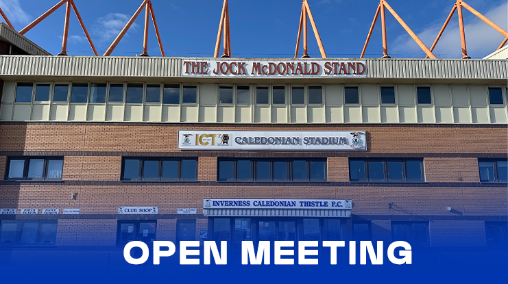 Important Info: ICTFC Open Meeting - Monday 7th October, 7.30pm 

Due to safety reasons concerning room capacity, Monday's Open Meeting in the Highlander Lounge is now entry via a free ticket

Available from eticketing.co.uk/ictfc now - 2 tickets per account. 

The club can also