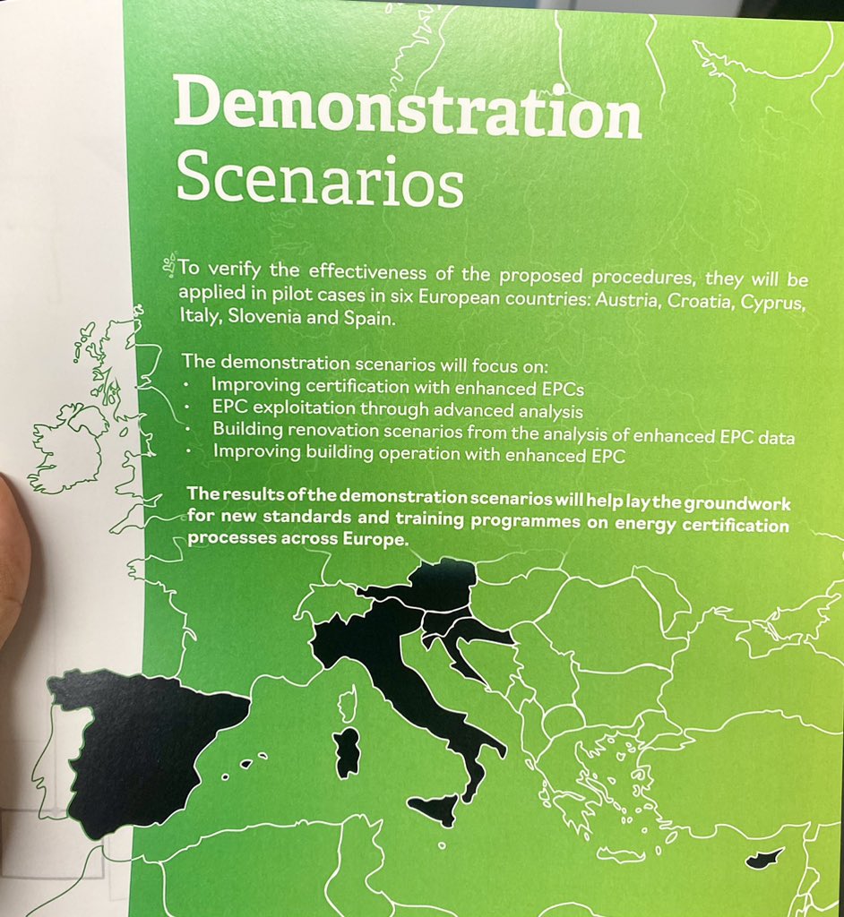Luisa Fernanda Pinto R. (@luisaferpinto) on Twitter photo Attending the <a href="/timepac/">Timepac Project</a> Final Conference today at ICAEN
Over the past 3 years this <a href="/EU_Commission/">European Commission</a> project has been enhancing Energy Performance Certificates #EPC with reliable data, boosting insights on building renovation and renewable energy in 6 european demostration countries Attending the <a href="/timepac/">Timepac Project</a> Final Conference today at ICAEN
Over the past 3 years this <a href="/EU_Commission/">European Commission</a> project has been enhancing Energy Performance Certificates #EPC with reliable data, boosting insights on building renovation and renewable energy in 6 european demostration countries