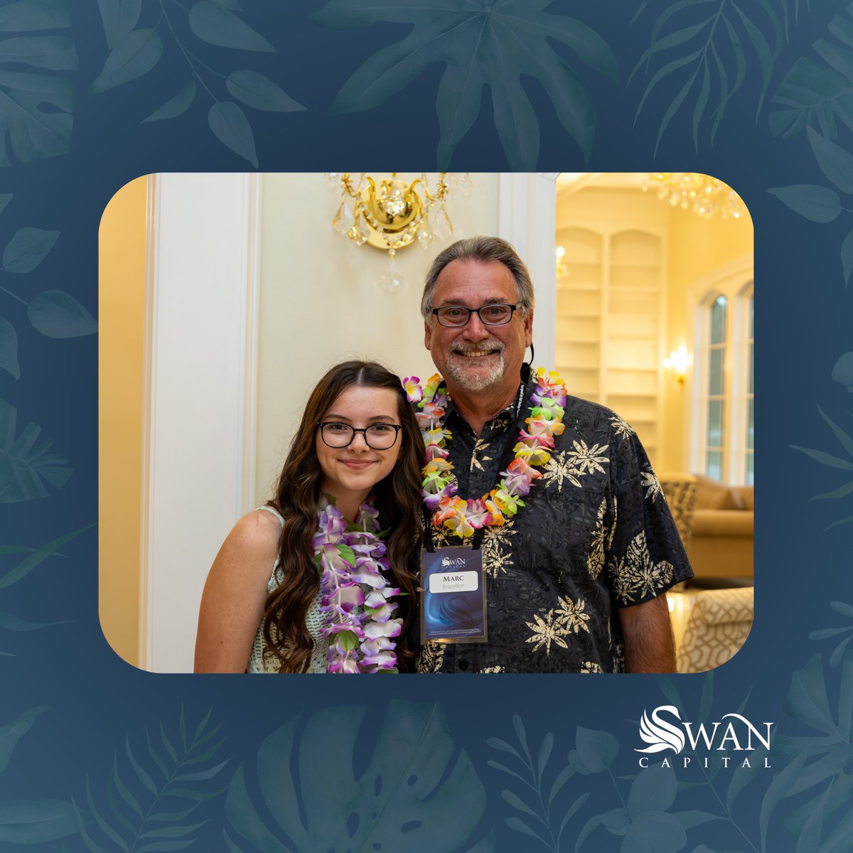 SWANCapital's tweet image. Only 1 day left until we bring the island vibes! 🌴🌺 Join us tomorrow at 5 PM for a tropical Luau Party filled with fun, food, and unforgettable memories. Don’t forget your lei—see you there! #LuauVibes #TropicalFun #IslandParty #OneDayToGo #JoinTheFun #SummerCelebration