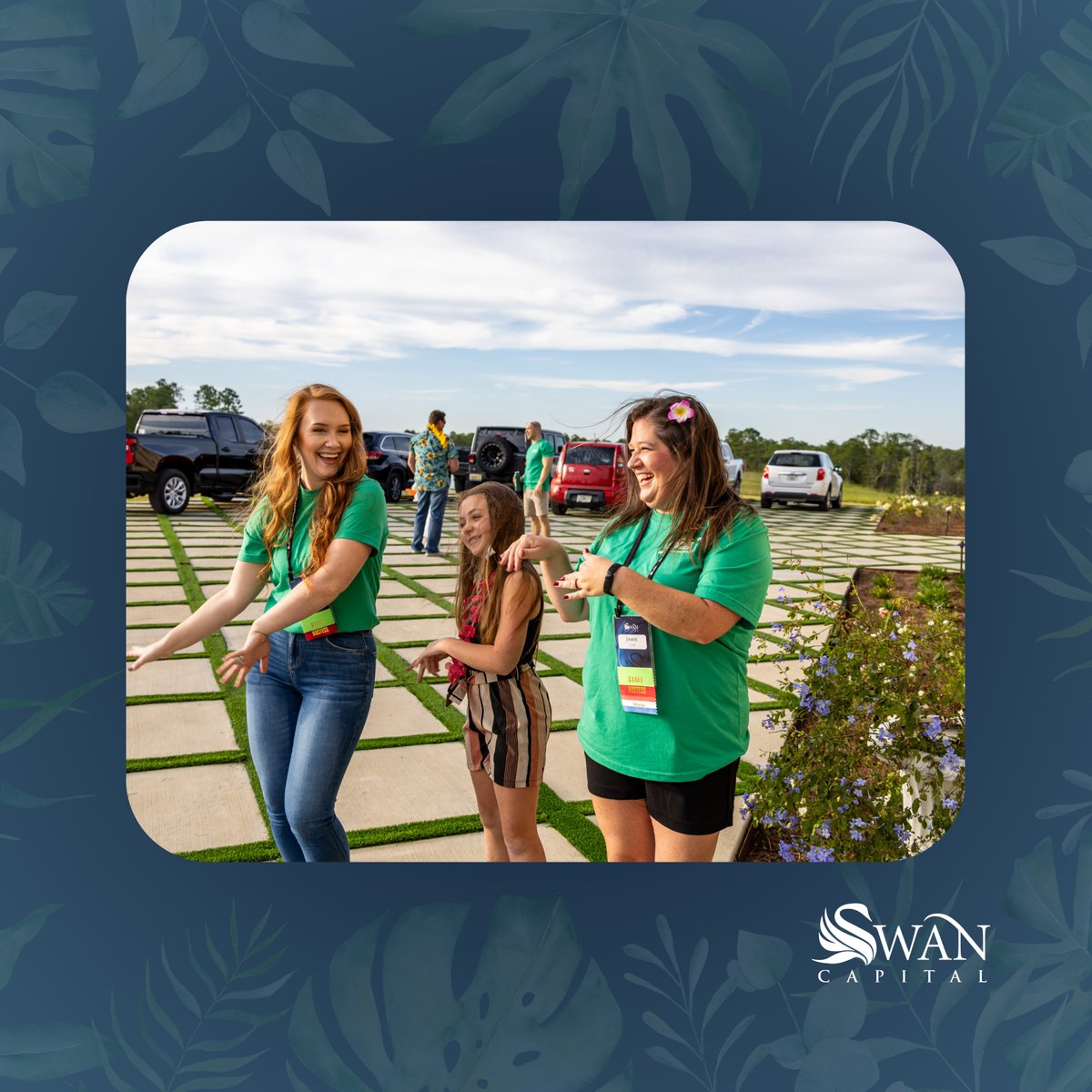 SWANCapital's tweet image. Only 1 day left until we bring the island vibes! 🌴🌺 Join us tomorrow at 5 PM for a tropical Luau Party filled with fun, food, and unforgettable memories. Don’t forget your lei—see you there! #LuauVibes #TropicalFun #IslandParty #OneDayToGo #JoinTheFun #SummerCelebration