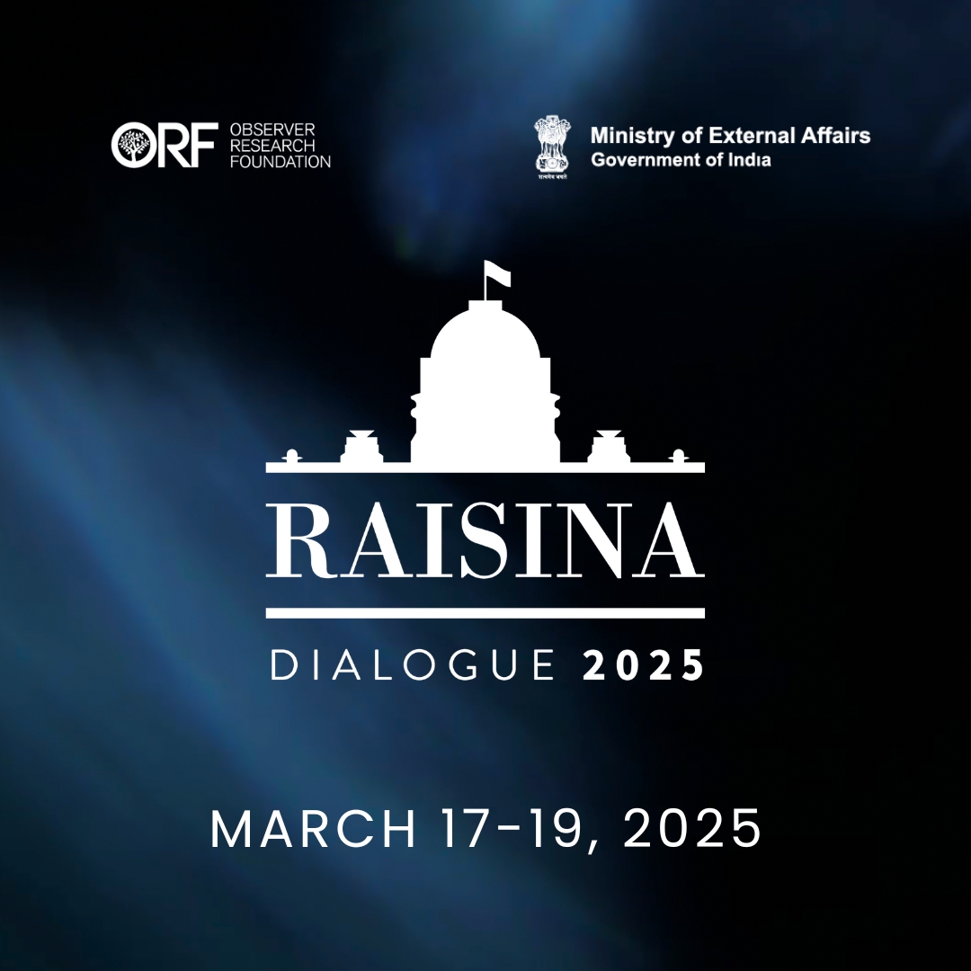 🚨ANNOUNCEMENT🚨 

Registrations for  Raisina Dialogue 2025 are NOW OPEN!  

Register as per your interest ⬇️

International Registration:
tinyurl.com/53rrmtzw

Indian Residents Registration:  
tinyurl.com/5t96rrc3

Media Registration: 
tinyurl.com/3w7cfpj3

Students