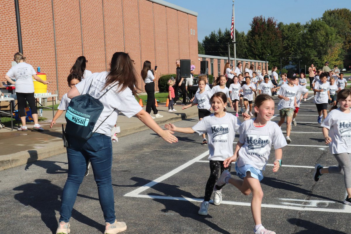 We had a Raise Craze-y Fun Run today! Shout out to our PTA for organizing this event.