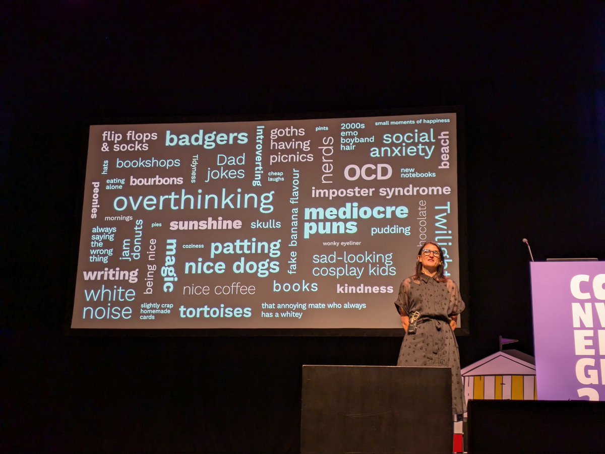 JoshTumath's tweet photo. And we sadly end now but with the wonderful @gerireid talking about how design system skills are highly transferable. It'll be done through the metaphor of Choose Your Own Adventure books! #Converge2024 https://t.co/X7nwACmOGS
