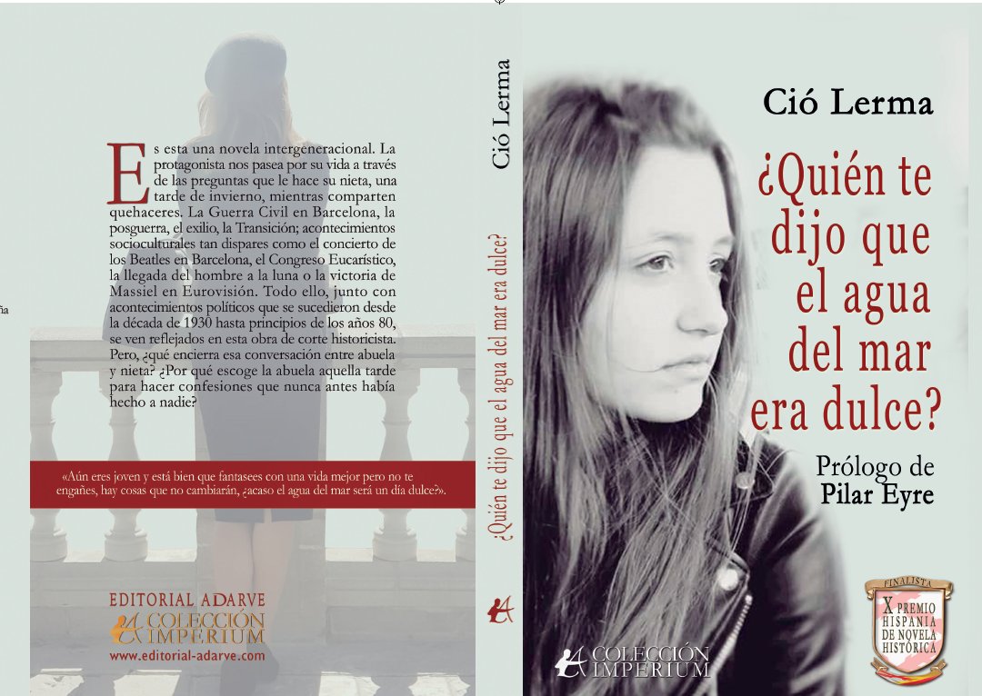 CioLerma's tweet image. Ahora sí que sí. El próximo 18 de octubre a las 19h se presentará ¿Quién te dijo que el agua del mar era dulce? en la biblioteca Jordi Rubió i Balaguer de Sant Boi de Llobregat. Estáis más que invitados. Me encantará teneros a mi lado. Anotadlo en la agenda.