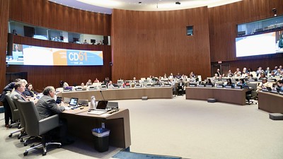 PAHOemergencies's tweet photo. 📢PAHO's #CD61 included the report on the implementation of the International Health Regulations from July 2023 - July 2024 in the Americas.
IHR are the legally binding instrument to prevent the transnational spread of infectious diseases.
ℹ️ Full report
https://t.co/stDJAahpLW https://t.co/yxlpoeUtoT