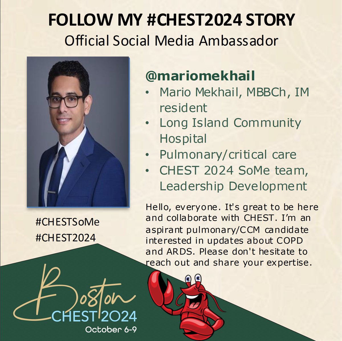 mariomekhail's tweet photo. #CHEST2024 #CHESTSoMe @accpchest https://t.co/YCnroiKaXd
