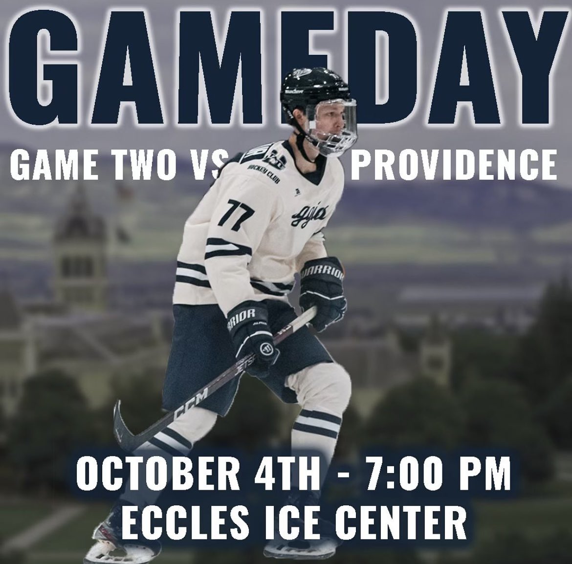 YOUR AGGIES ARE BACK AT IT AGAINST THE PROVIDENCE ARGOS TONIGHT AT 7!
Doors open at 6:00pm. Get your tix online or at the door before they're gone!
Link for tix in our bio
#RollAggies #AggieHockey #UtahStateUniversity