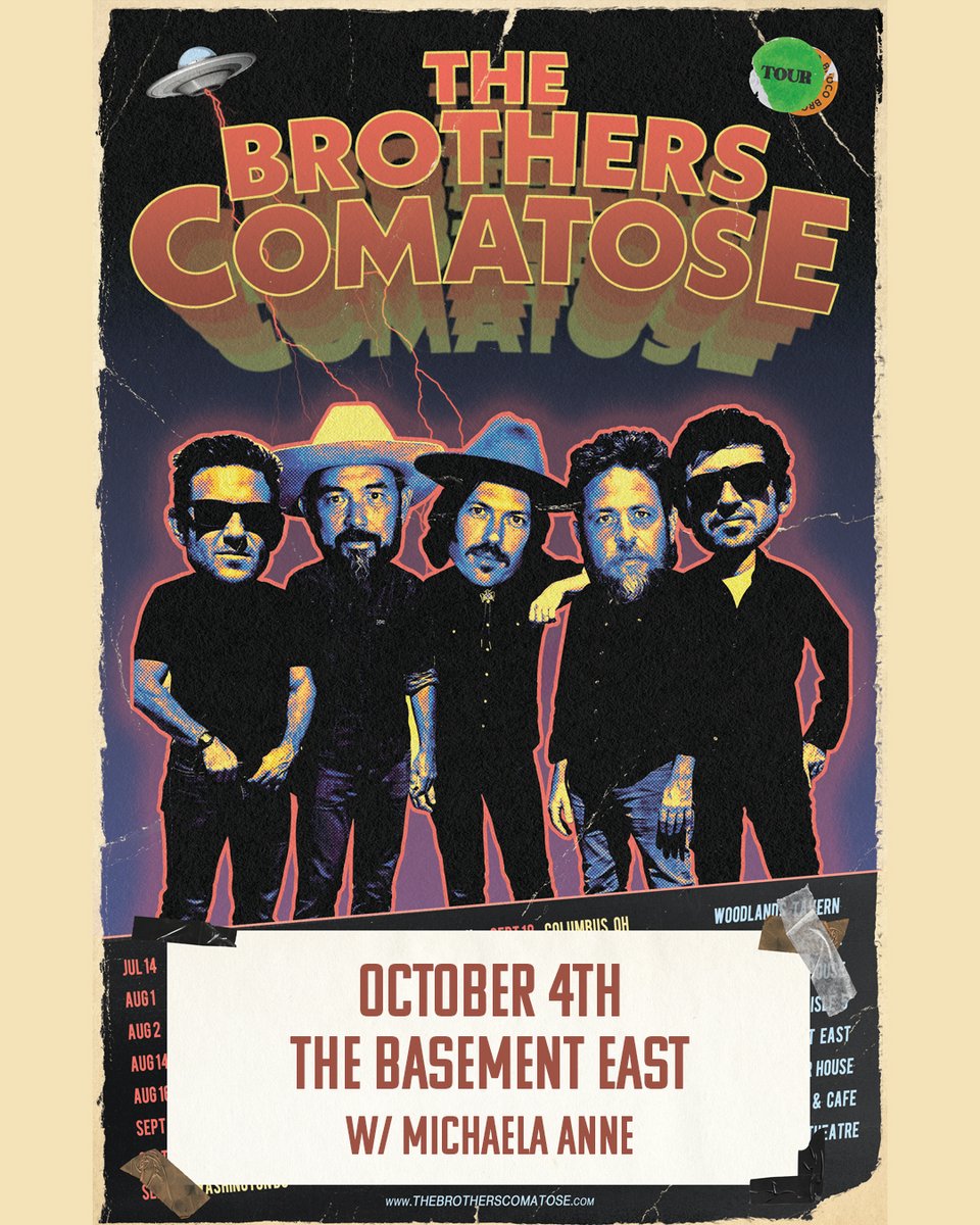 The Basement East (@basementeast) on Twitter photo TONIGHT! We've got <a href="/broscomatose/">Brothers Comatose</a> in the house at 8PM with <a href="/MyMichaelaAnne/">Michaela Anne</a>! Doors open at 7PM. Grab tickets now at the link or at the door. bit.ly/3UI3o5c TONIGHT! We've got <a href="/broscomatose/">Brothers Comatose</a> in the house at 8PM with <a href="/MyMichaelaAnne/">Michaela Anne</a>! Doors open at 7PM. Grab tickets now at the link or at the door. bit.ly/3UI3o5c