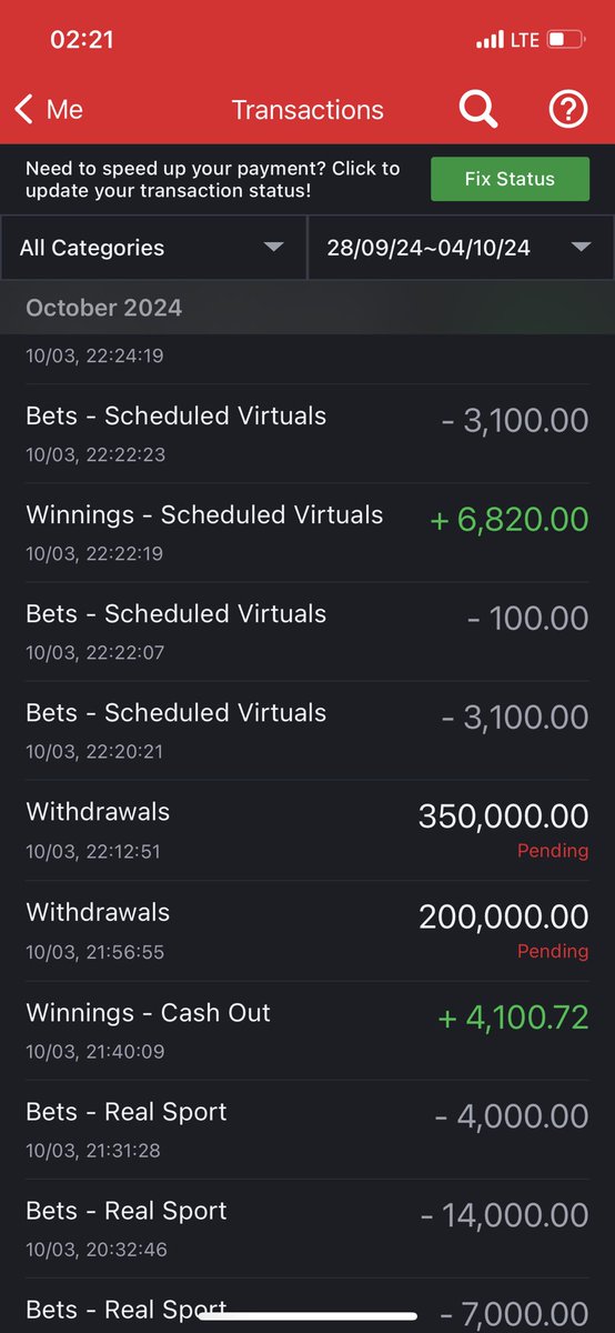 pius_samuel's tweet photo. @SportyBet Please I don’t know how sporty bet became so useless that I can’t withdraw my money. It’s been pending since. Have explained to the I made a mistake in transaction. I wan want to send 70k but sent 700k and wen I called they said I should bet with it in with have done. Please https://t.co/9BOCsXNhFI