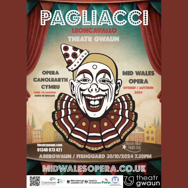 Theatr Gwaun (@theatrgwaun) on Twitter photo We are delighted to be welcoming Mid Wales Opera back to TG on Wednesday October 30th at 7:30pm with their production of Pagliacci.
Book your tickets here: theatrgwaun.com/production/pag…
<a href="/NOutNAllan/">NightOut-NosonAllan</a> We are delighted to be welcoming Mid Wales Opera back to TG on Wednesday October 30th at 7:30pm with their production of Pagliacci.
Book your tickets here: theatrgwaun.com/production/pag…
<a href="/NOutNAllan/">NightOut-NosonAllan</a>
