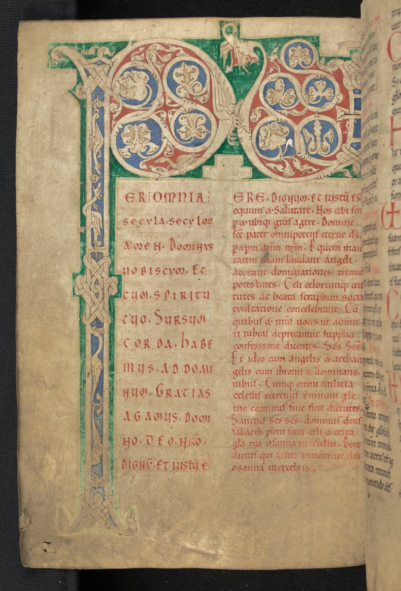 Two days ago, I witnessed the official deposit of the 12th-c "Berchem missal" by the St Willibrord church council <a href="/ehcantwerp/">Hendrik Conscience Heritage Library</a> (shelfmark 898642). It is the oldest extant book produced in Antwerp, in the (long vanished) abbey of St Michael.
All images here: dams.antwerpen.be/asset/dXfKYTVE…
