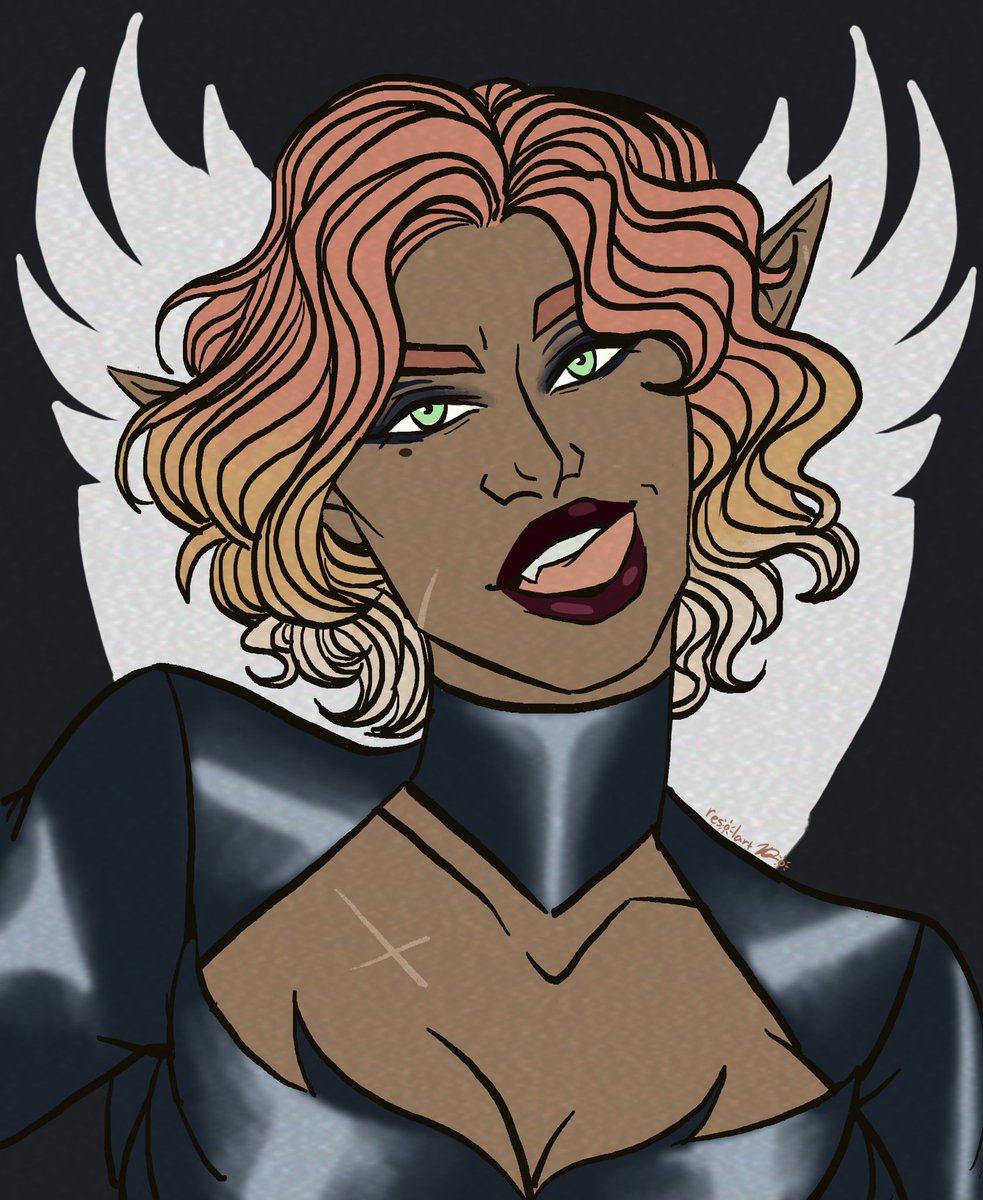 artresol's tweet photo. playing around with foxglove’s design until I can get my hands on the cc 😔💕

#DragonAgeTheVeilguard #DragonAge https://t.co/44pb9mxxx6