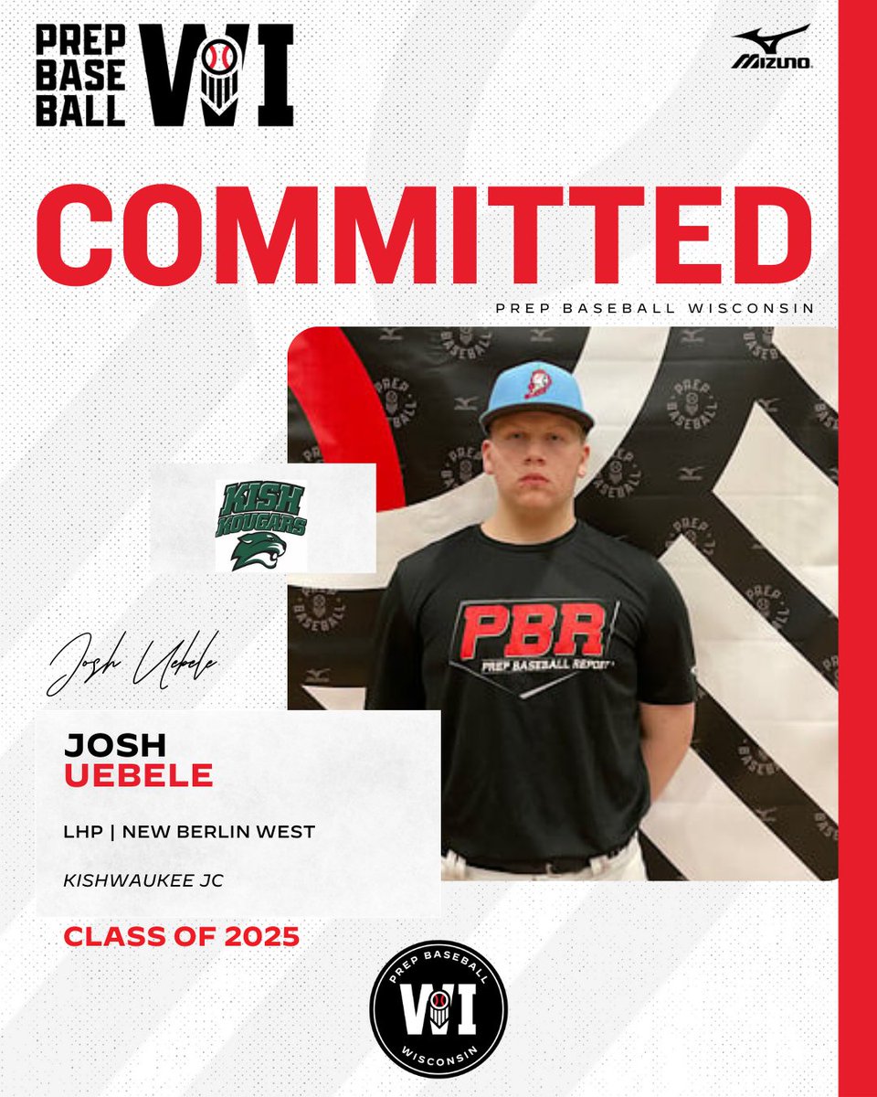Prep Baseball Wisconsin (@prepbaseballwi) on Twitter photo LHP Josh Uebele (New Berlin West, 2025) commits to Kishwaukee JC.
(<a href="/KishBaseball/">Kishwaukee College Baseball</a> | <a href="/MidwestHalos/">Midwest Halos</a>)
👤: loom.ly/JgQ22j8 LHP Josh Uebele (New Berlin West, 2025) commits to Kishwaukee JC.
(<a href="/KishBaseball/">Kishwaukee College Baseball</a> | <a href="/MidwestHalos/">Midwest Halos</a>)
👤: loom.ly/JgQ22j8