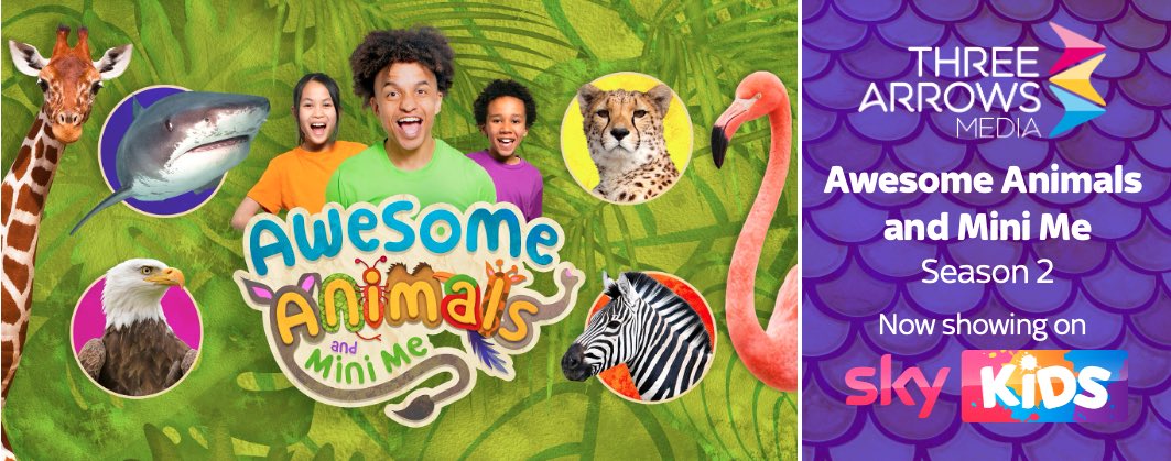 HBattelley's tweet photo. As the movement consultant on Season 2 I’m delighted to share launch date 7th October..

Explore the wonders of the animal kingdom through play-along games, cool crafts, fun facts, super sing-alongs, and more with Weekdays  7am &amp;15:45pm on Sky Kids channel or on demand! @SkyUK https://t.co/eJ7q1Qcgud