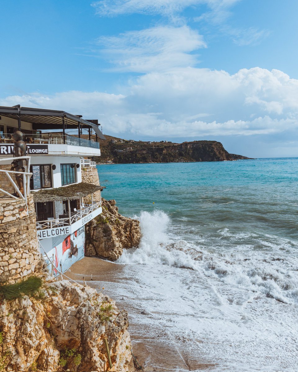 elinaka's tweet photo. Haven't posted anything here in months, so why not just show you Himarë in Albania? Look how pretty! 🇦🇱💙

#albania #himare #travelblogger https://t.co/pt0G1OjnZC