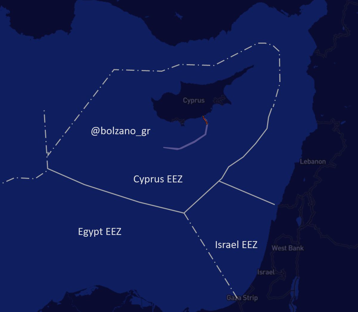 bolzano_gr's tweet image. 🇮🇹Ship &quot;NG Worker&quot; is performing geophysical survey since 30th of September, and until 14th of October for the #EuroAsia #interconnector
Interesting to observe that NAVTEX differentiates from the originally presented route