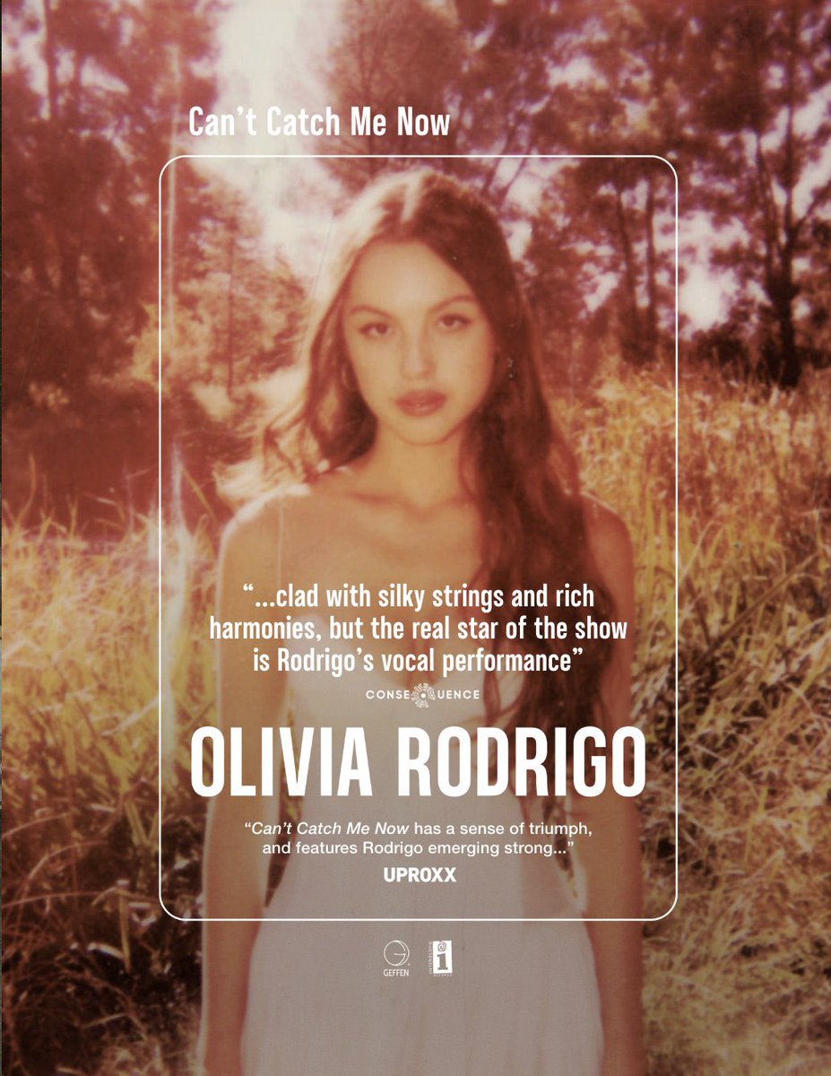 statsrodrigo's tweet image. Olivia Rodrigo’s FYC poster for the 2025 Grammys.