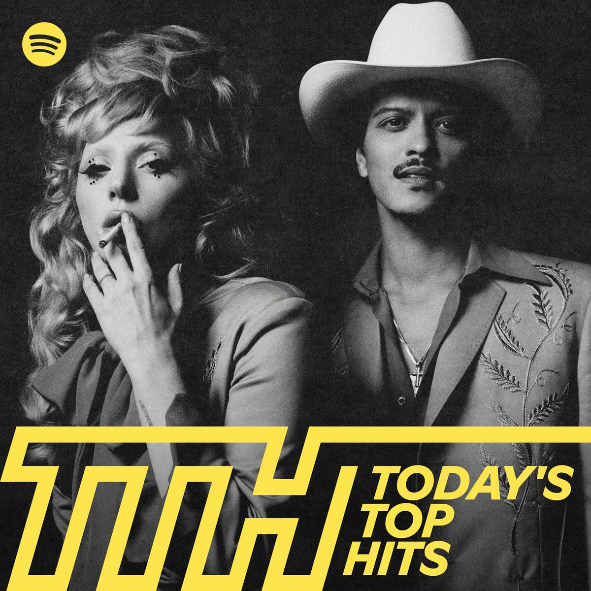 When legends meet, magic happens. Lady Gaga and Bruno Mars take over #TodaysTopHits 🙌