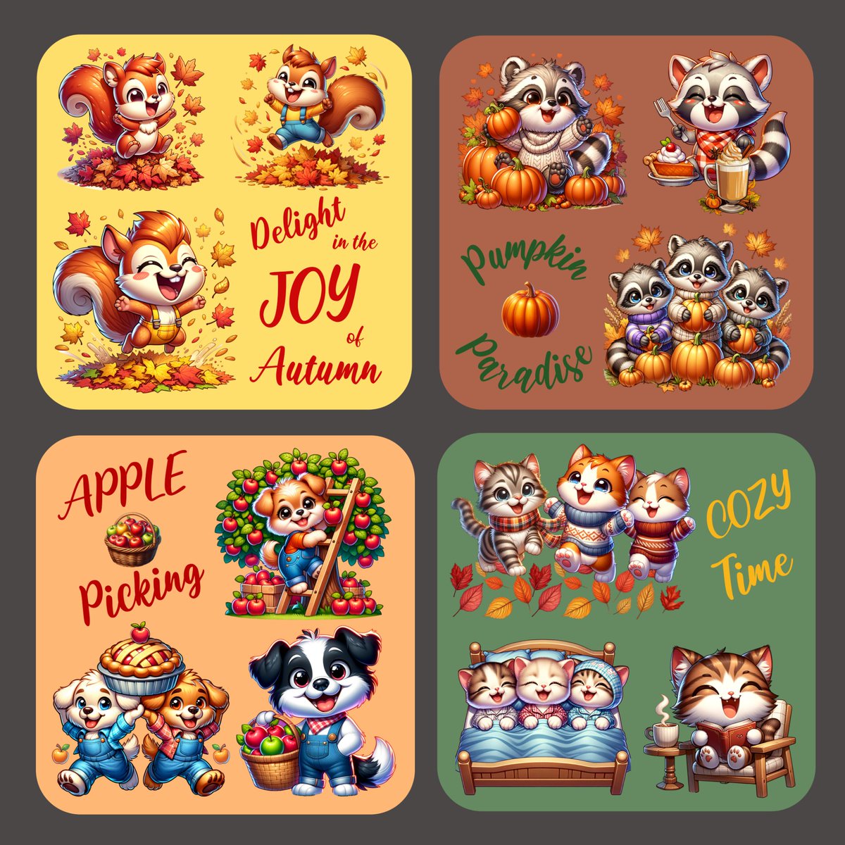 CharliePawsUp's tweet photo. 🎉 Autumn Joy #KindnessGiveaway !❤️
Sponsored by Maggie & Leo @jppatter25 !💕
2 WINNERS By Random Drawing!
WIN:
Joy of Autumn Drink Coaster Set
➡️To ENTER:
Comment wif a Autumn or Hot Drink GIF!☕️🍁
RETWEET💕
Ends Fri 10/4 Midnight EST!
❤️🐶
#dogsoftwittter #CatsofTwitter #ZSHQ https://t.co/TsK4bmitCy