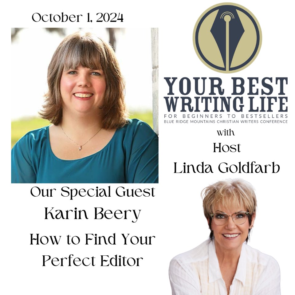 Karin Beery (@karinbeery) on Twitter photo Looking for a #bookeditor? Don't pick the first one you meet--here are some tips for finding YOUR perfect editor:
blueridgeconference.com/podcast/how-to…
<a href="/Lindagoldfarb/">Linda Goldfarb</a> Looking for a #bookeditor? Don't pick the first one you meet--here are some tips for finding YOUR perfect editor:
blueridgeconference.com/podcast/how-to…
<a href="/Lindagoldfarb/">Linda Goldfarb</a>