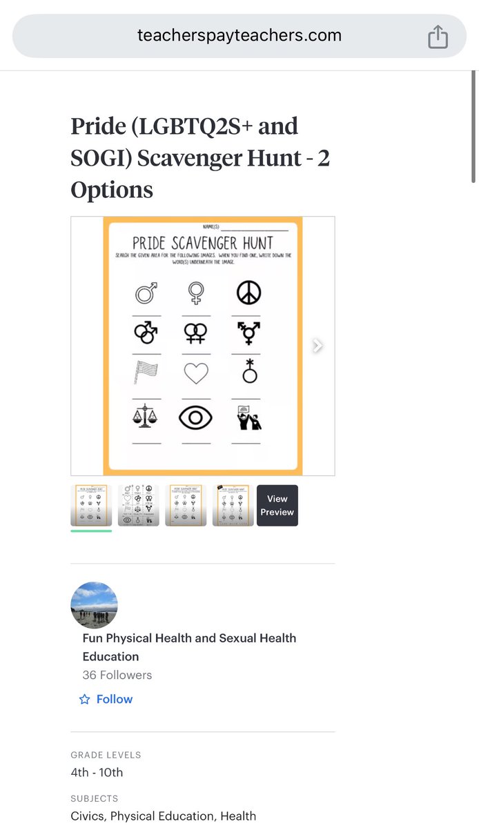 Shanditron5000's tweet photo. Since I homeschool, I need all the free / affordable resources I can get. One of my favourite sites is “Teachers pay Teachers”. Last night I was looking around and came across these ….
It’s says they are for grades 4-10
This is highly inappropriate
#STOPSOGI https://t.co/AIgg0Hbzxu