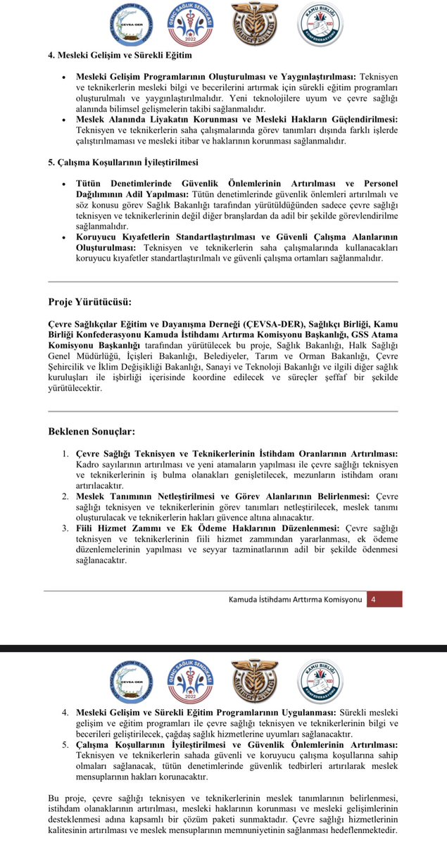 Çevre Sağlığı meslek mensuplarını sevindirecek projemizi duyurmaktan büyük bir gurur duyuyoruz.

Bugüne kadar Çevre Sağlığı branşı için hazırlanan en özel projenin taslağı <a href="/CevsaDer/">ÇevsaDer</a> ile tamamlanmış olup, kısa süre içerisinde detaylı dosya ile birlikte Çevre Sağlıkçılar Eğitim ve
