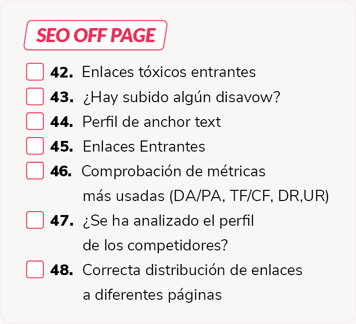 seo_crawl's tweet photo. 😎 #CHECKLISTSEO: la última edición.
🌐 En esta ocasión hablaremos sobre #SEOOffPage. Aquí te dejamos los 7 elementos clave que no puedes dejar de revisar.
Descubre el bonus en el siguiente enlace ➡️ https://t.co/aCSHcVMAfV https://t.co/ZXjrWkZfkx
