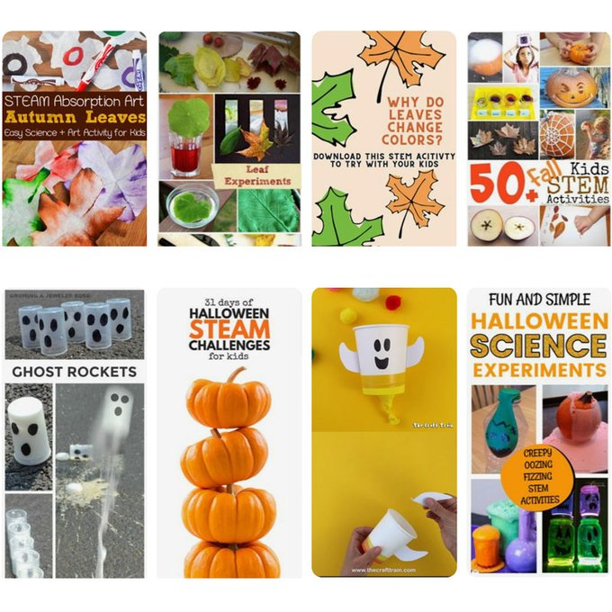 allaboutfutures's tweet photo. Autumn &amp; Halloween Activities! 🎃

We know our teachers &amp; parents like to prepare so we’ve updated our Pinterest Boards with fun recommended projects.

Make a spooky self-inflating ghost, discover how leaves change colour, build a pumpkin catapult &amp; more: https://t.co/5bkk7R4tLD https://t.co/RBgWSJb9a6