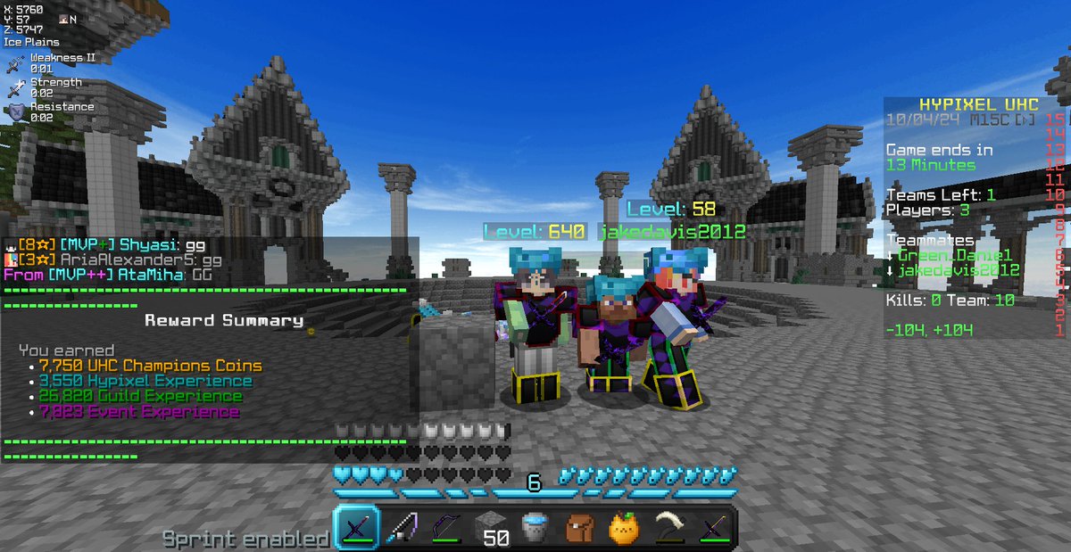 oJakeyyy's tweet image. 10 star and max uhc!! 🥳🥳🥳