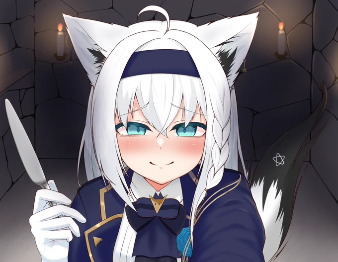 過去絵で恐縮ですが…おめでとうございます!!これからも思い描くフブちゃんを描いていきたい。#白上フブキ生誕祭2024 #絵フブキ 