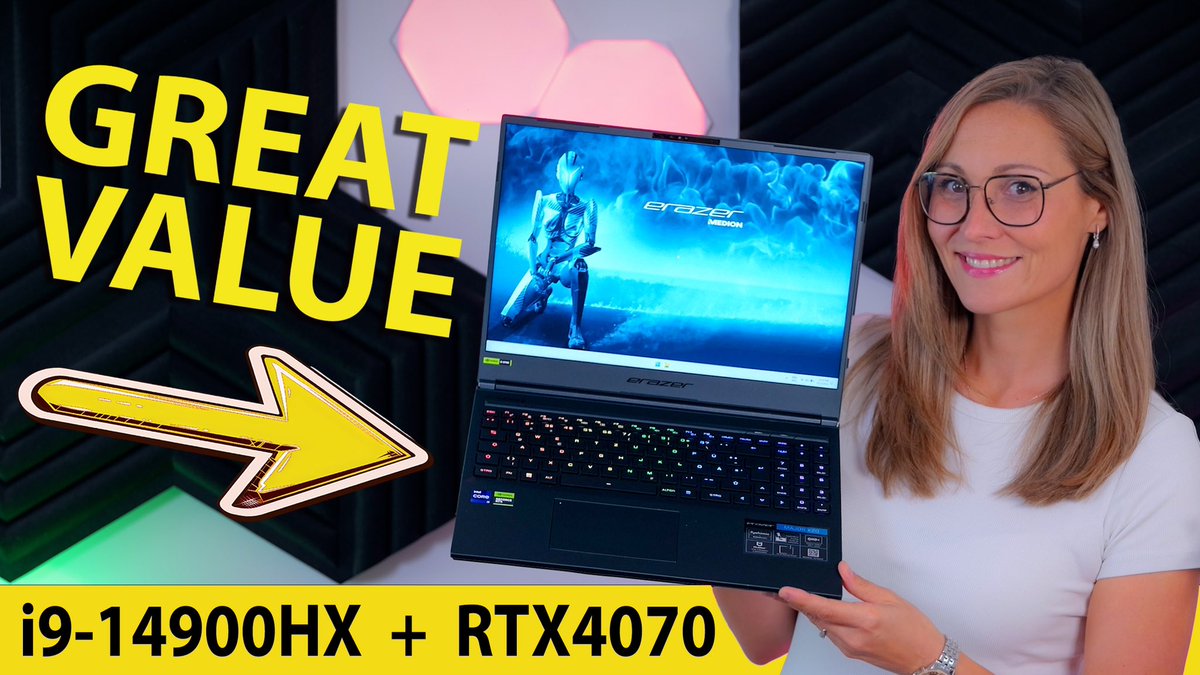 NadaOverbeeke's tweet image. New video! Checking out a Medion Erazer “Aldi” gaming laptop!