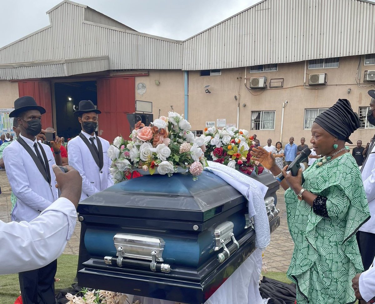 Business tycoon, Gilbert Uzodike was today laid to rest in his hometown, Nnewi in Anambra State.

Engr. Gilbert Obiajulu Uzodike (Oziuzo Nnewi), was the founder and CEO of Cutix Cables and Wires.

May he rest in Power!