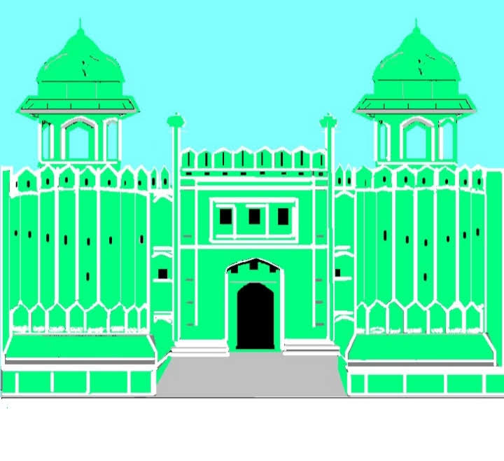 kjk3020's tweet image. My Computer (paintbrush) Painting... Lahore Fort, Lahore, Pakistan. #historicallandmark #mughalarchitecture #paintbrush #art