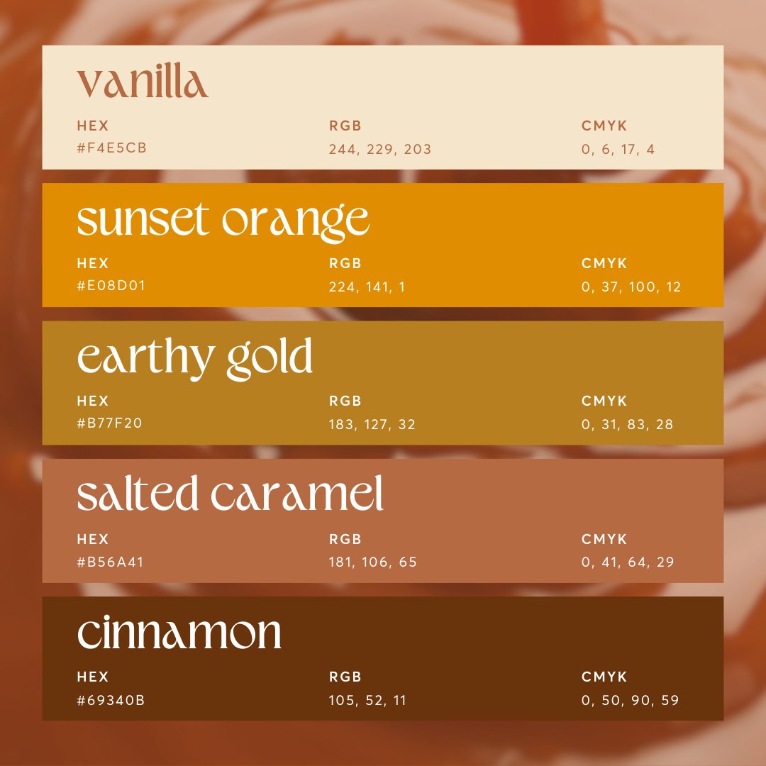 CreativeMarket's tweet photo. Wondering how to apply our #ColorOfTheSeason - Salted Caramel in your next project? These palettes complement our Color of the Season and are ready to use!
Download the FREE SVG file here β‘οΈ https://t.co/gIblvAE7r4 https://t.co/rR4c5GtOR8