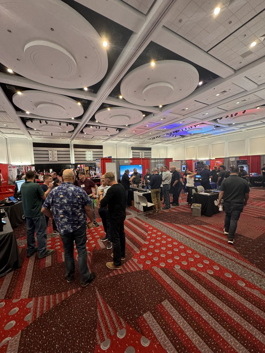 Last day of <a href="/AVXpo/">AVXpo</a> nderway. This is a show you cannot miss! It’s loaded with tech! Training! And, presentations. We’re open til 3 today! Come down and make a connection! If you didn’t pre register, it’s only $15 at the door!
