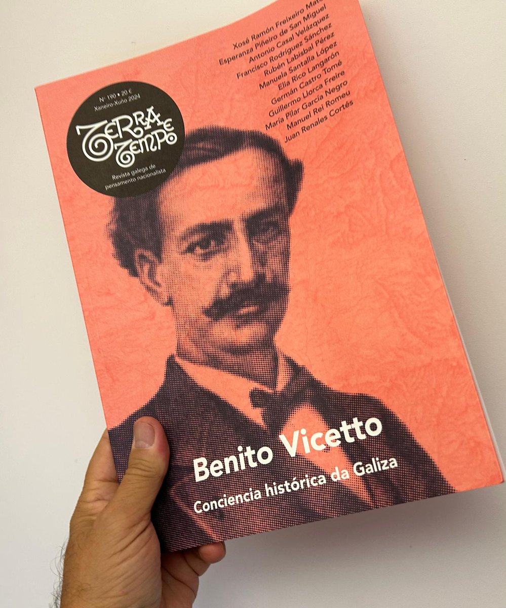Xa está á venda nas mellores librarías da Galiza o novo número da revista galega de pensamento nacionalista Terra e Tempo, un monográfico que leva por título ‘Benito Vicetto. Conciencia histórica da Galiza’, con motivo do bicentenario do historiador galego.