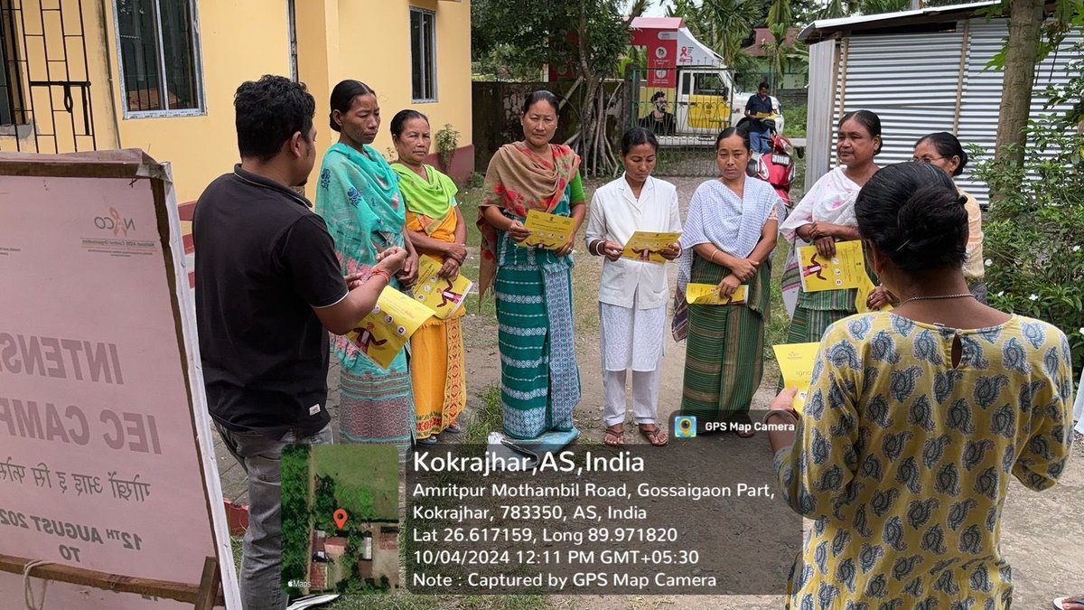 dtoaakjr's tweet photo. 60 Days IEC on HIV/AIDS..
Counsellors and @CareIndiaF23340 officials are reaching out to the remote villages near Indo-Bhutan borders..
04/10/2024
@NACOINDIA @officialASACS @dckokrajhar @KokrajharNhm https://t.co/XvTThSNILw