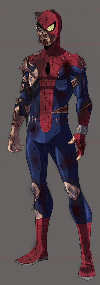 Battle damage Spider-Man&gt;&gt;&gt;&gt;