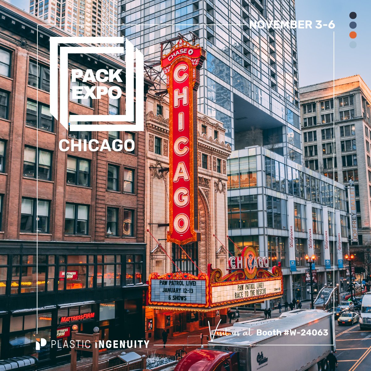Mark your calendars for #PACKEXPOInternational! Plastic Ingenuity will be at booth #W-24063 from November 3-6 in Chicago, ready to showcase our latest in custom packaging. #MeetUsAtPackExpo #CustomThermoforming